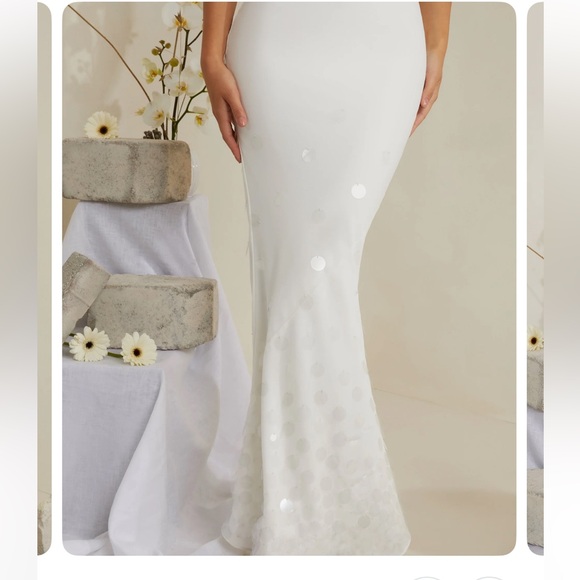 Oh Polly White Magnolia Maxi dress - Picture 2 of 5